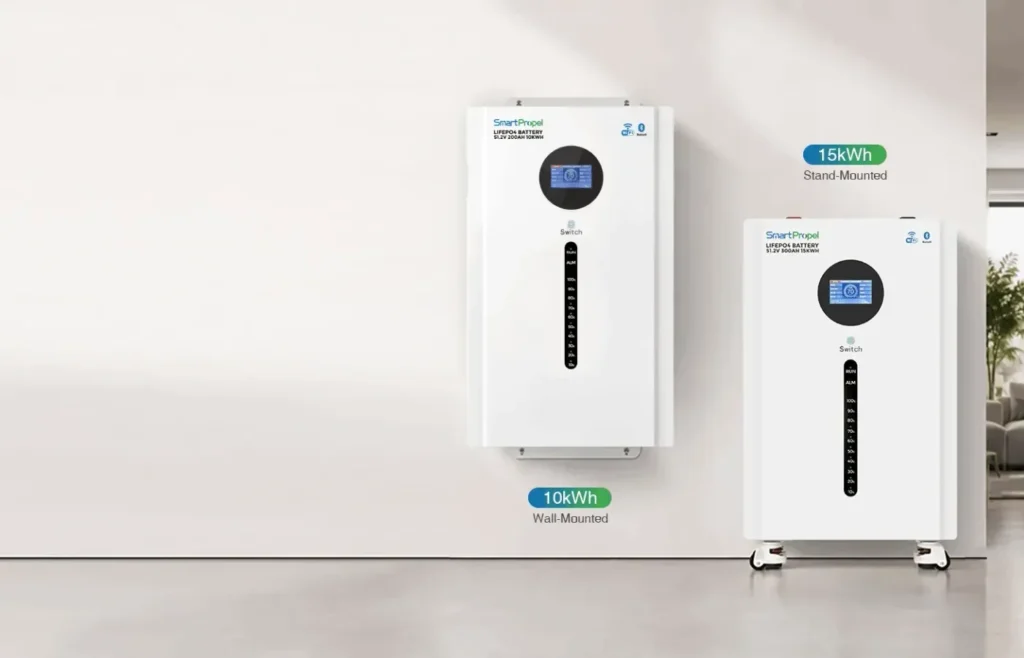 Illustrative SmartPropel residential battery installation